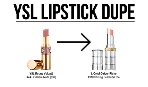 ysl le nu lipstick dupe|lipstick dupes.